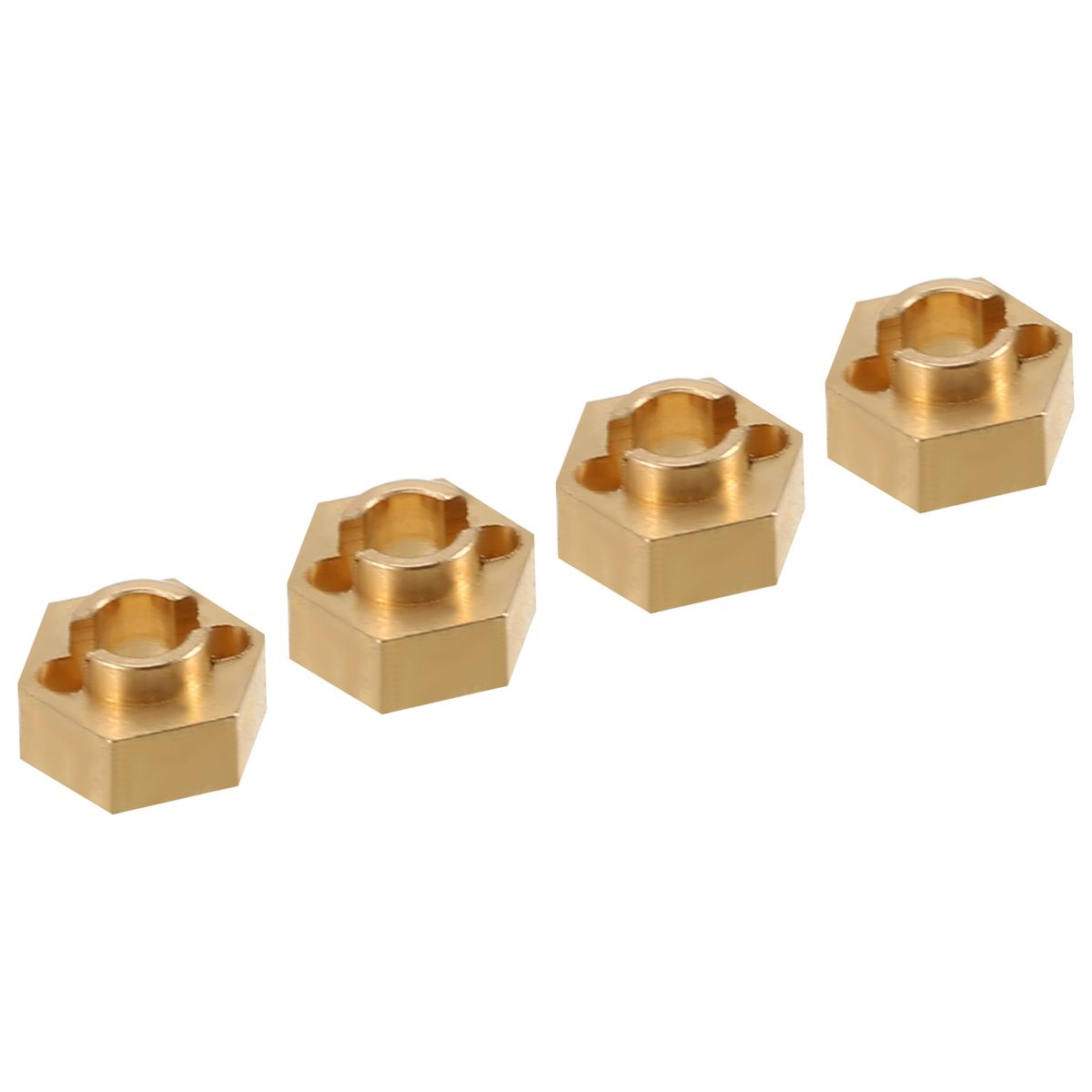 4PCS 3MM Brass Hex Adapter For 1/24 Axial SCX24 AXI 90081