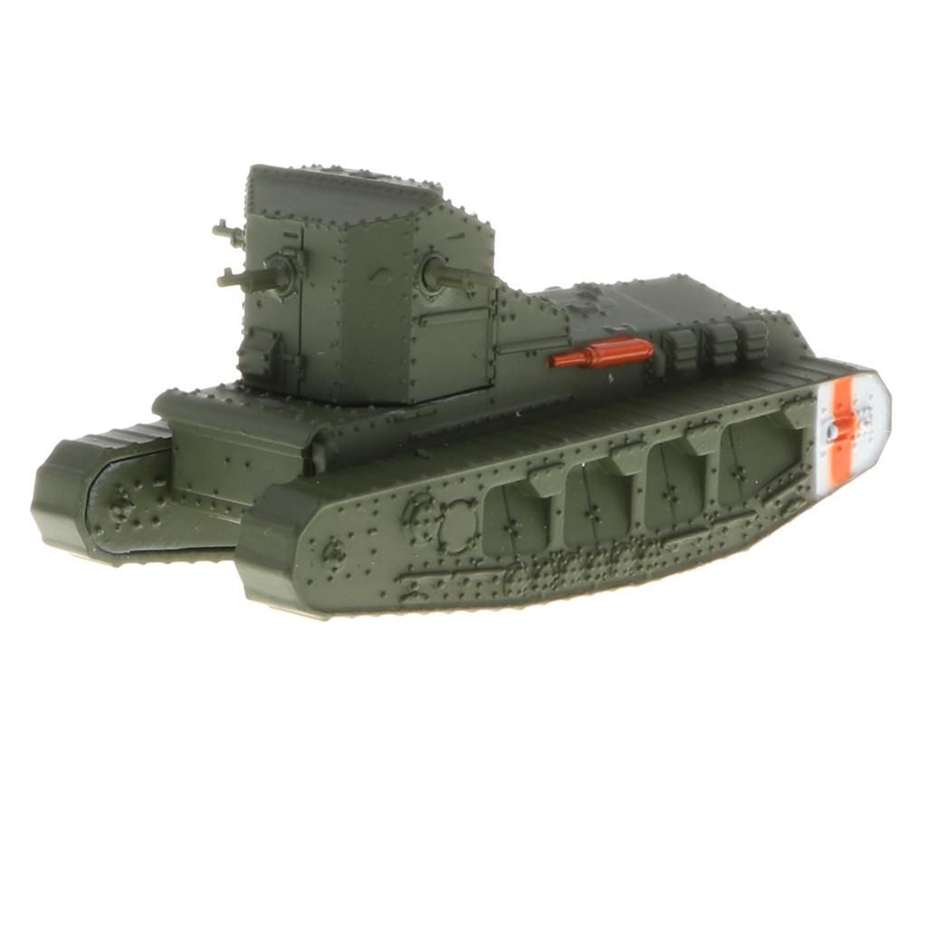 2pcs Armoured Medium Tank 1/100 Scale Battle Armor 4D Model Kit