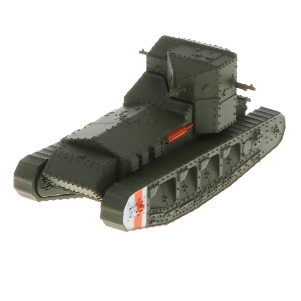 2pcs Armoured Medium Tank 1/100 Scale Battle Armor 4D Model Kit