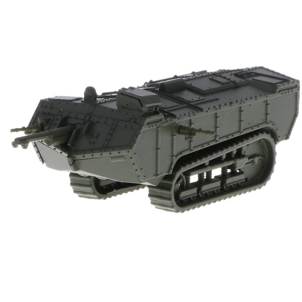 2pcs Armoured Medium Tank 1/100 Scale Battle Armor 4D Model Kit