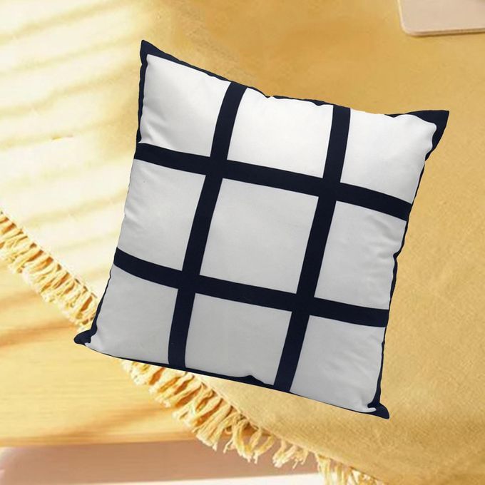 6x  Polyester Panel Pillow Cases Cushion Cover 40x40cm
