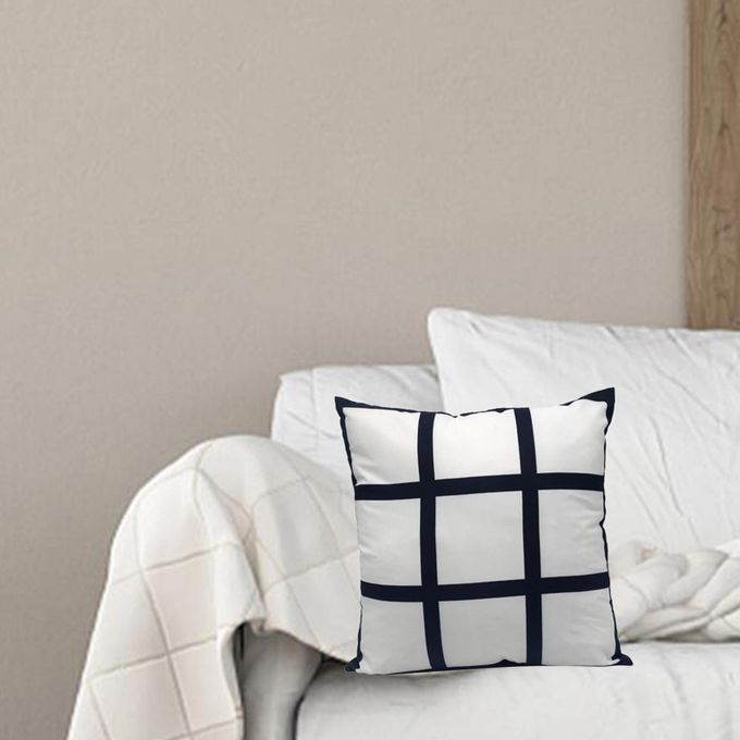 6x  Polyester Panel Pillow Cases Cushion Cover 40x40cm