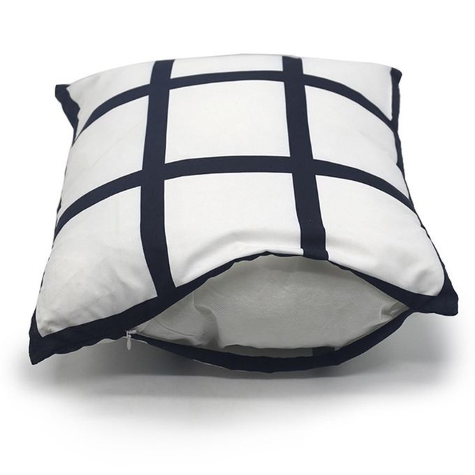 6x  Polyester Panel Pillow Cases Cushion Cover 40x40cm