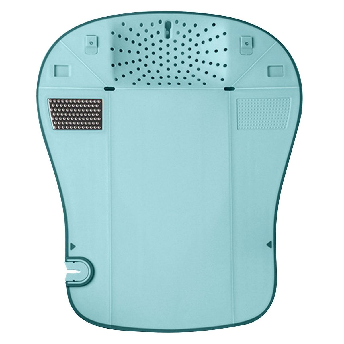Meat Cutting Board Chopping Board Folding Vegetable Washing Drain Basket Blue
