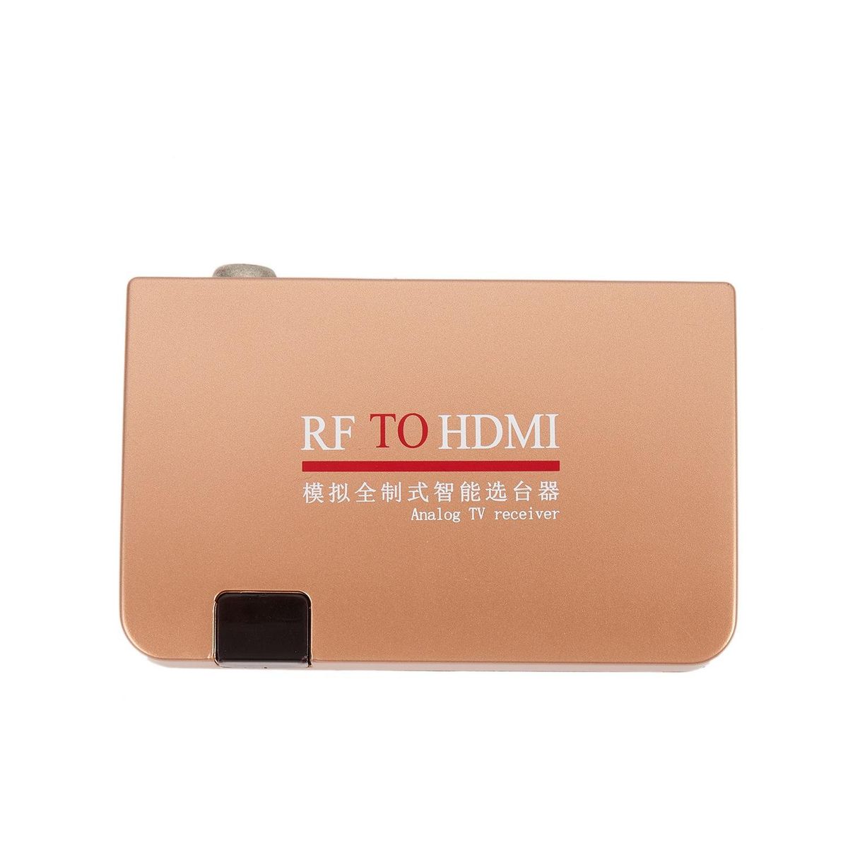 RF To HDMI Converter Adapter Analog Receiver Analog TV Box Digital Box Remote Control EU Plug