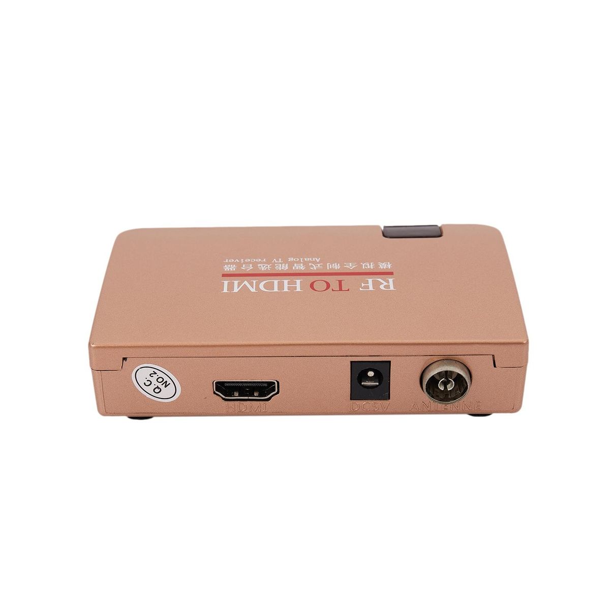RF To HDMI Converter Adapter Analog Receiver Analog TV Box Digital Box Remote Control EU Plug