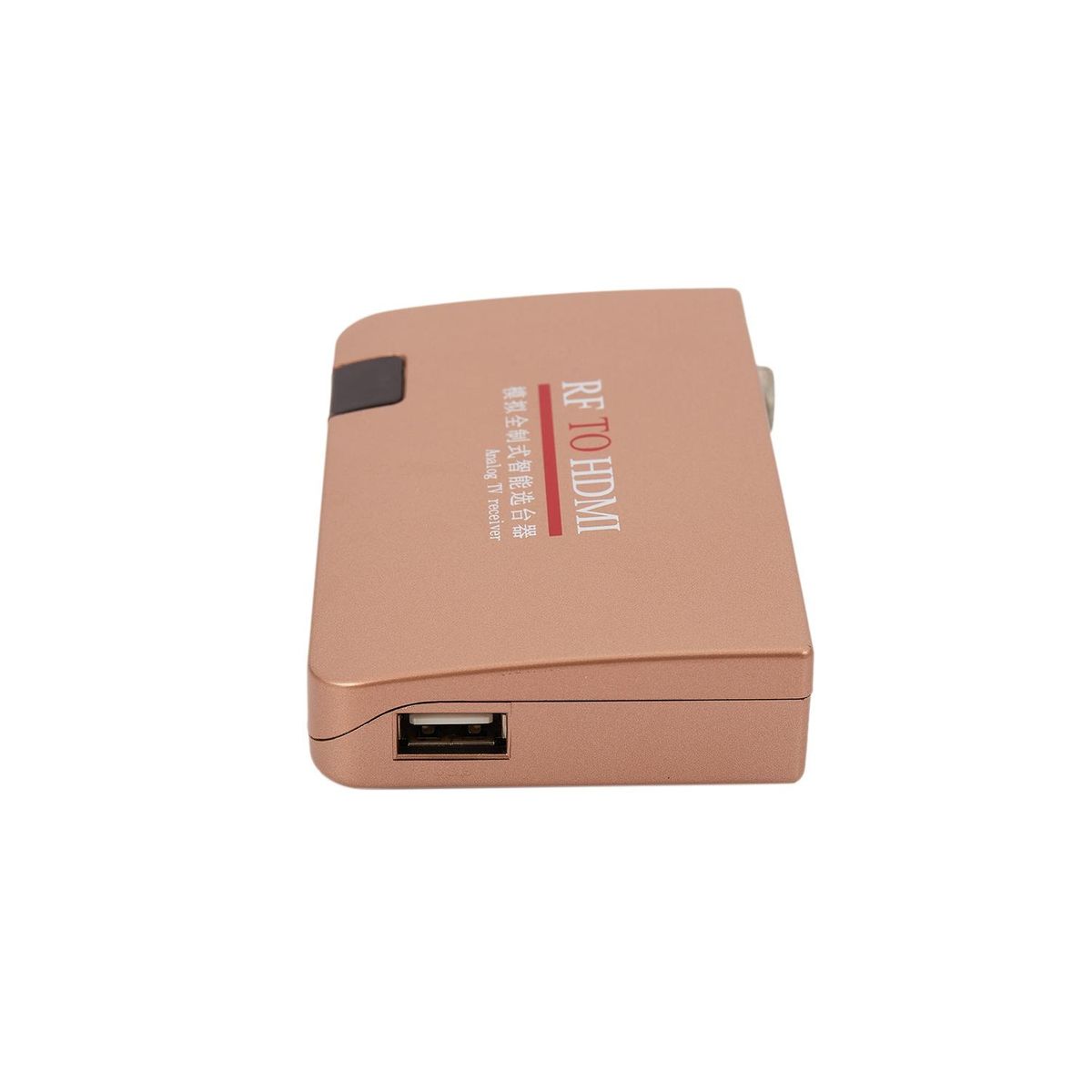 RF To HDMI Converter Adapter Analog Receiver Analog TV Box Digital Box Remote Control EU Plug