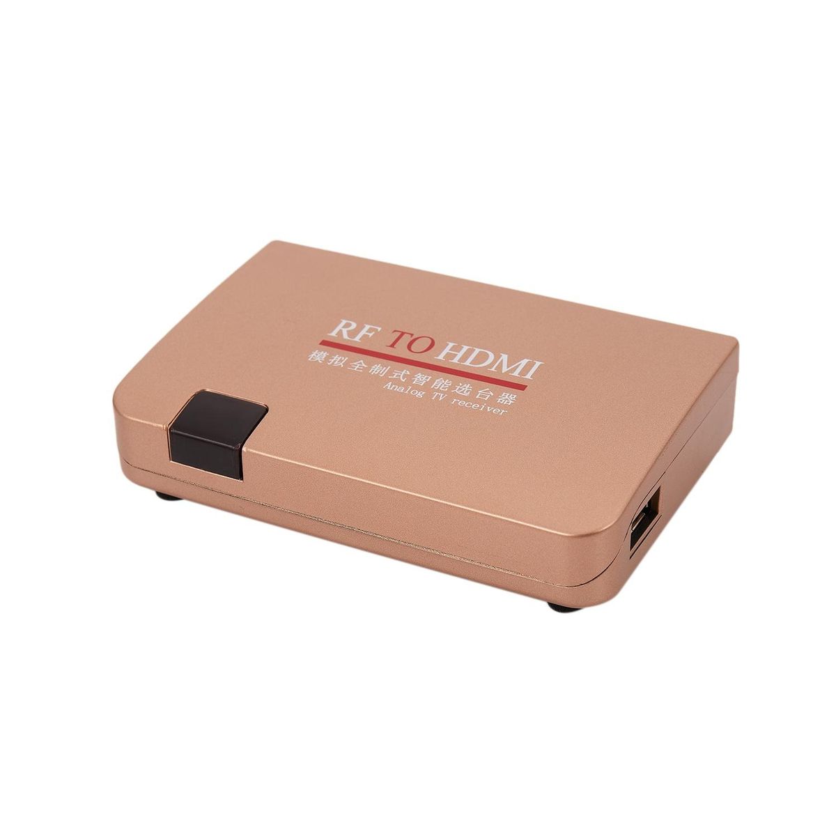 RF To HDMI Converter Adapter Analog Receiver Analog TV Box Digital Box Remote Control EU Plug