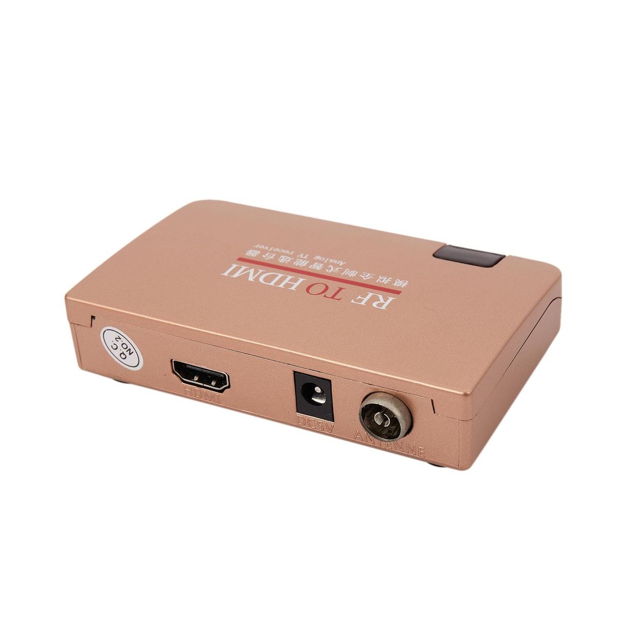 RF To HDMI Converter Adapter Analog Receiver Analog TV Box Digital Box Remote Control EU Plug