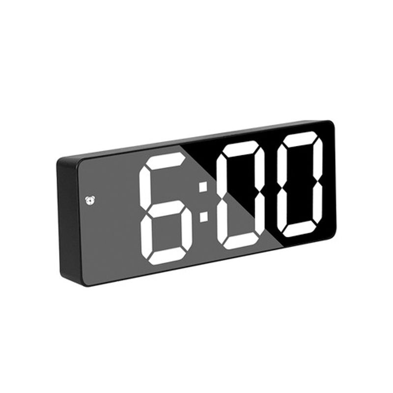LED Modern  Electronic  Alarm Clock Mirror Large Screen Clock