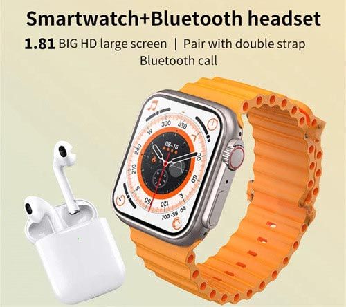3 In1 SmartWatch Health Monitor Sports Headset