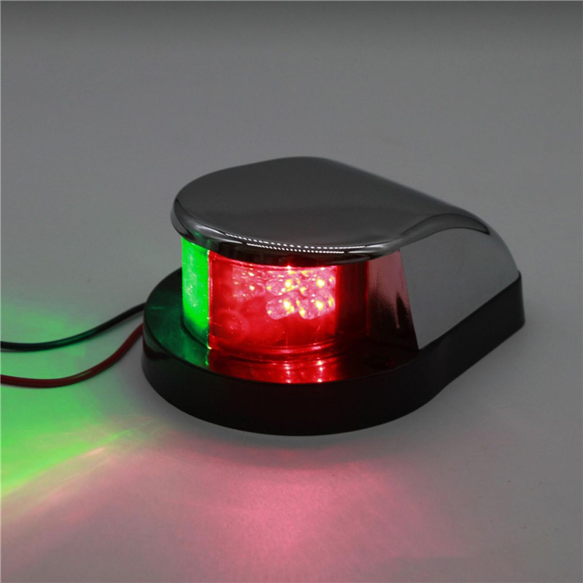Yacht Light Red Green Signal Navigation Light Black