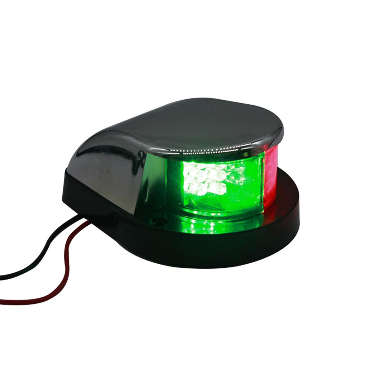 Yacht Light Red Green Signal Navigation Light Black