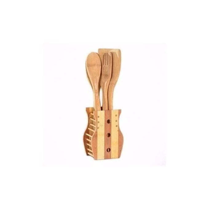 Wooden Spoon And Spatula Set