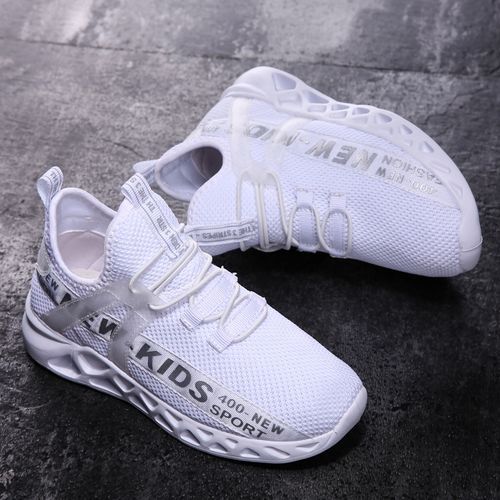 Kids Casual Shoes Fashion Children Sneakers White