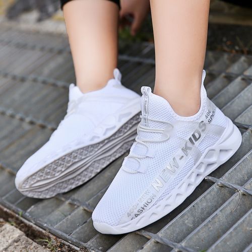 Kids Casual Shoes Fashion Children Sneakers White