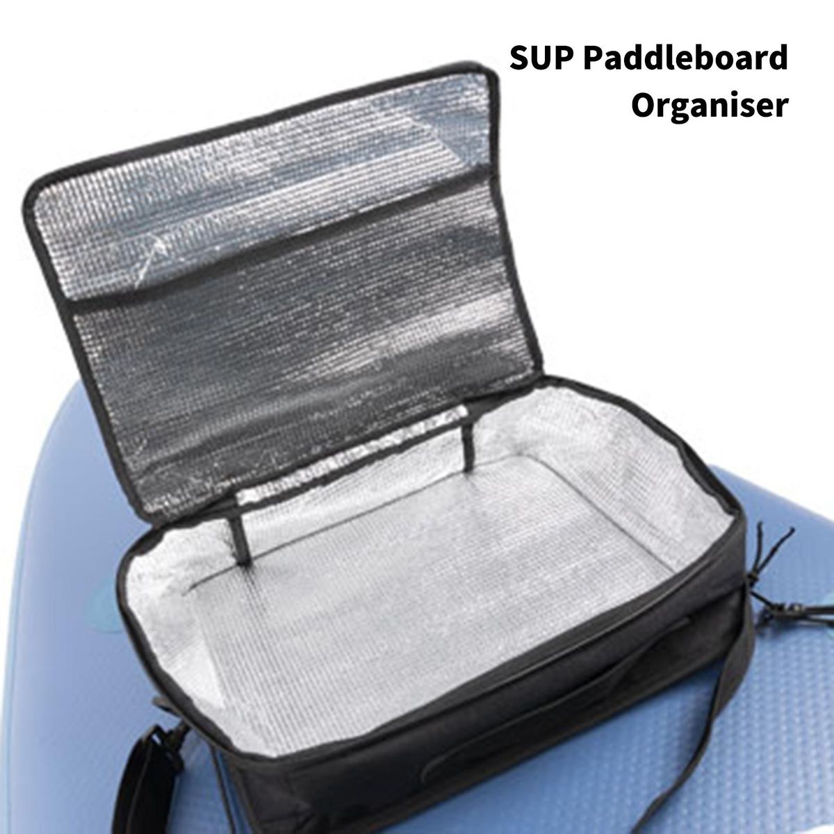 Storage Bag Water Resistant Deck Cooler Bag Black