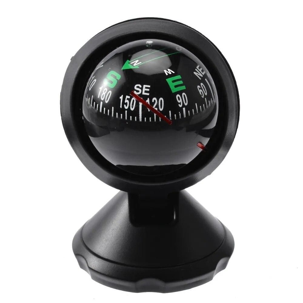 1Pcs Outdoor Climbing Camping Compass Ball Dashboard Mount Navigation Compass For Outdoor Car Boat Truck New