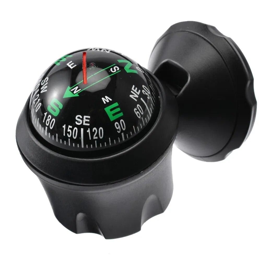 1Pcs Outdoor Climbing Camping Compass Ball Dashboard Mount Navigation Compass For Outdoor Car Boat Truck New