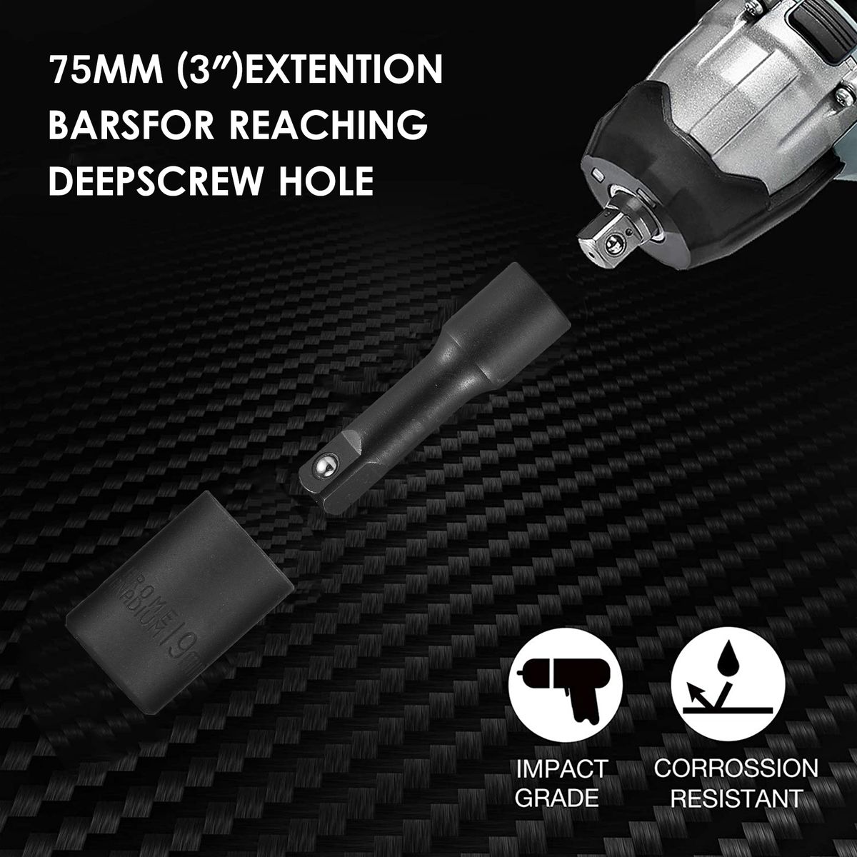 16PCS Impact Socket Set