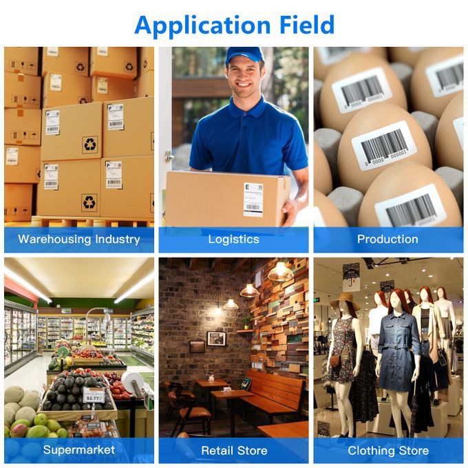 Desktop Shipping Label Printer High Speed USB Direct