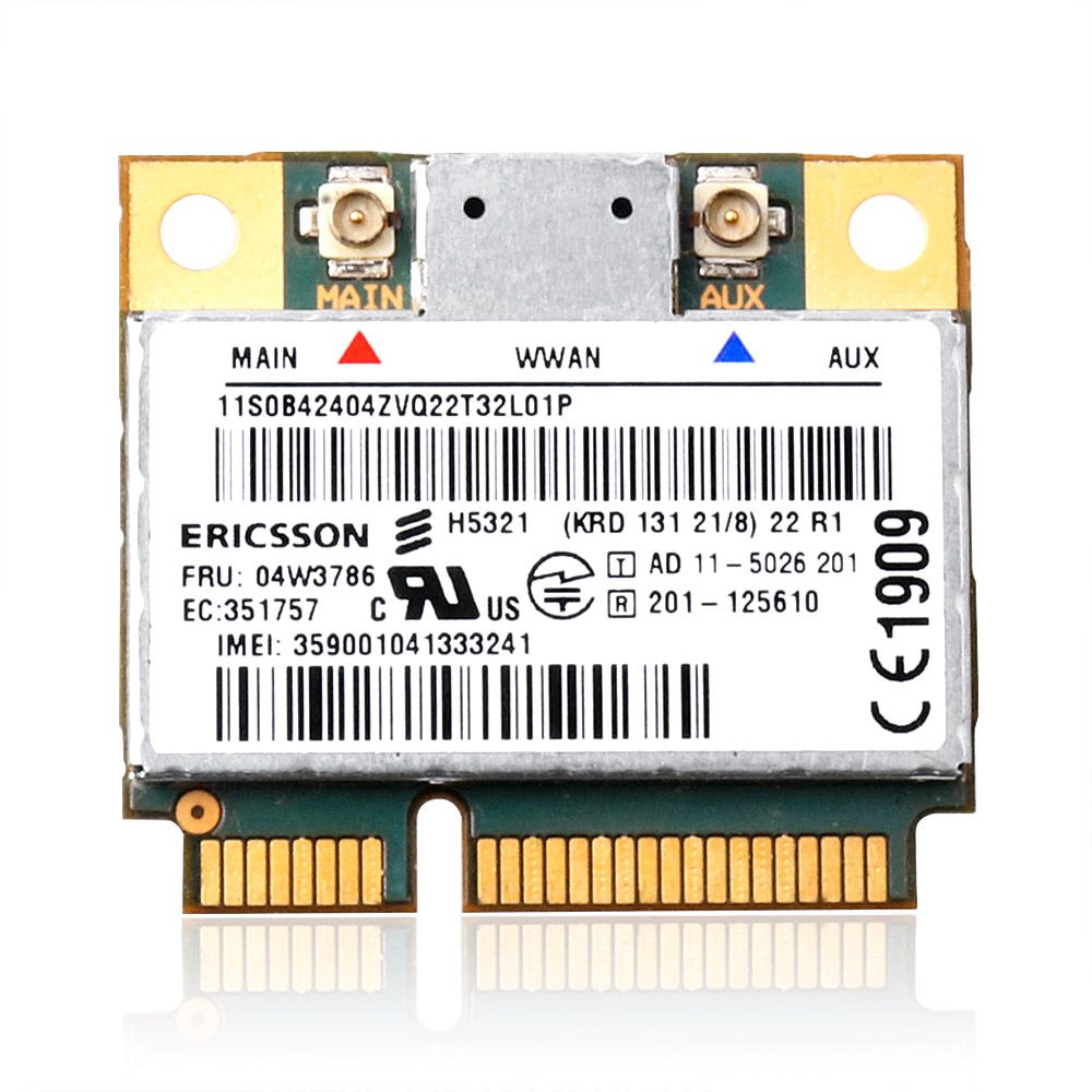 Ericsson H5321GW WWAN Mobile Broadband 21M 3G Card 60Y3297