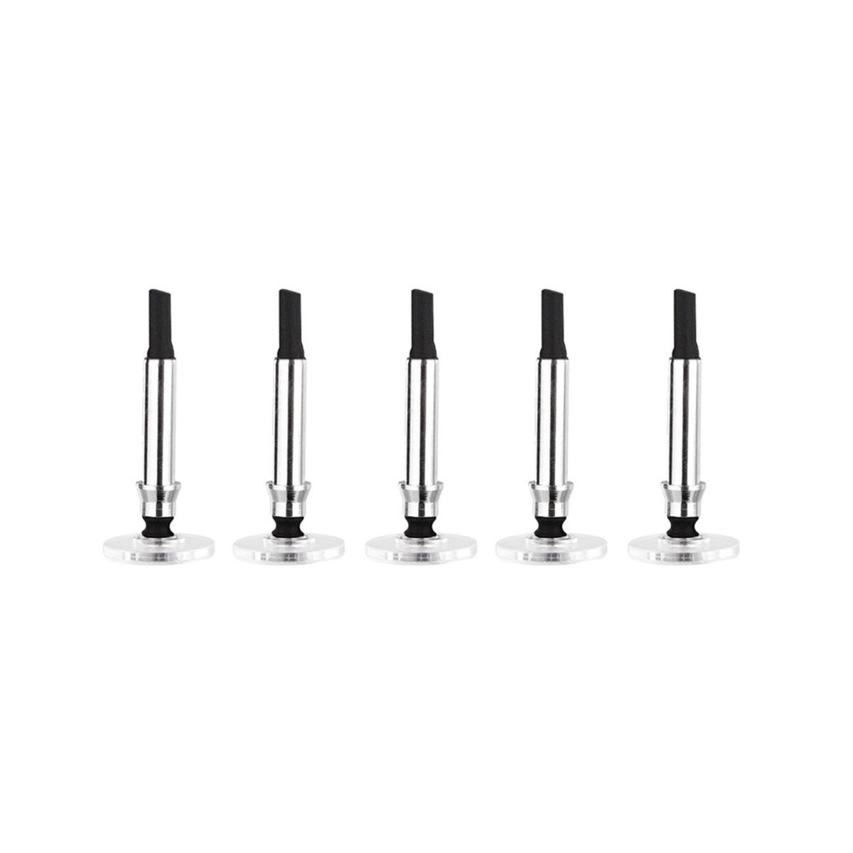 5PCS Universal Stylus Pen Transparent Disc Capacitive Screen Touch Pen Replacement Tip Drawing Writing Nib Pencil Head