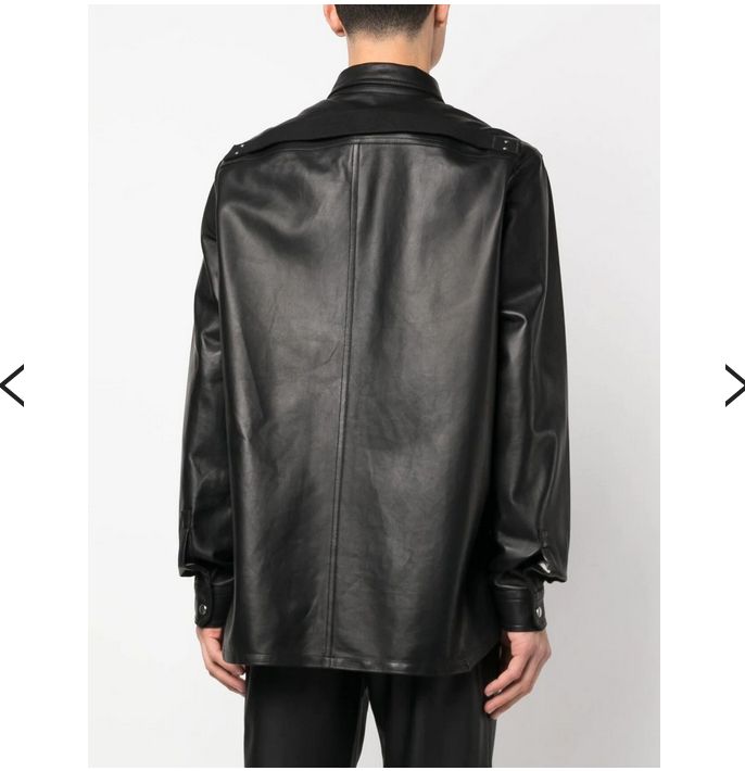 Classified Faux Leather Shirt Jacket And Pant