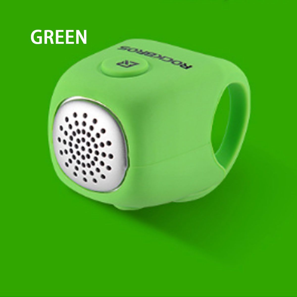 90dB Waterproof Bike Bell Electric Cycling Handlebar Horn Bicycle Safety Alarm Blue/Red/Green Green