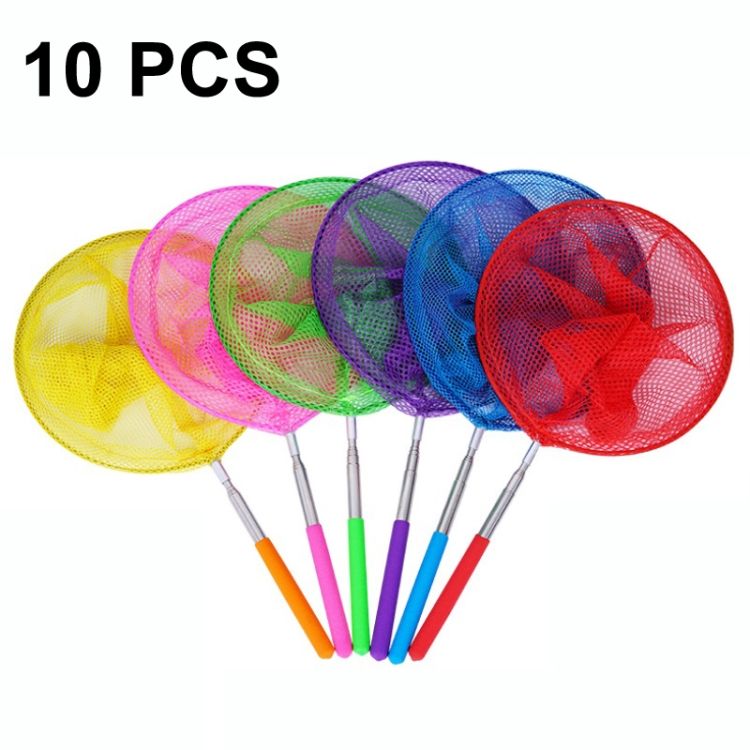10 PCS Stainless Steel Telescopic Catching Fish Net