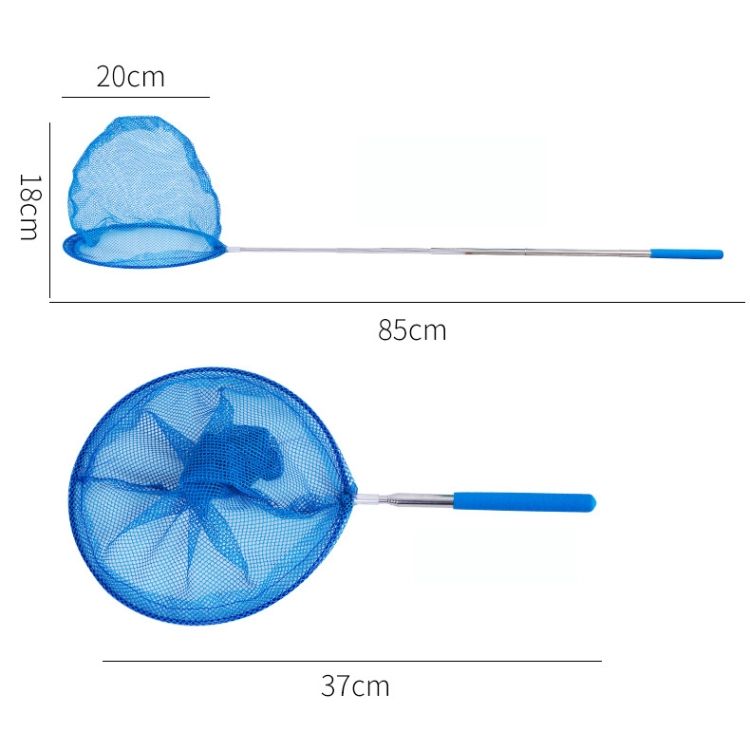 10 PCS Stainless Steel Telescopic Catching Fish Net