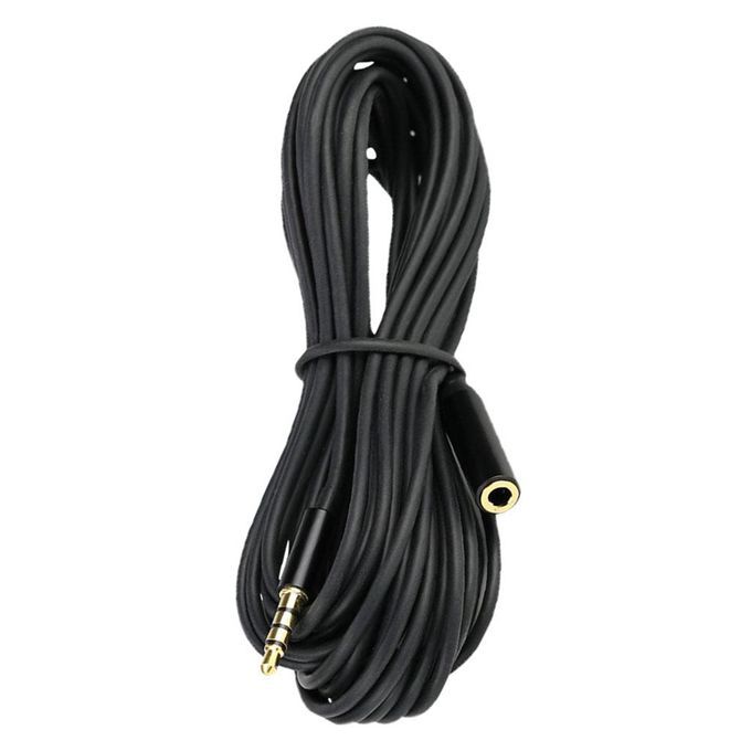 TRRS Male 3.5mm   Male To Female Plug Microphone Audio Cable Wires