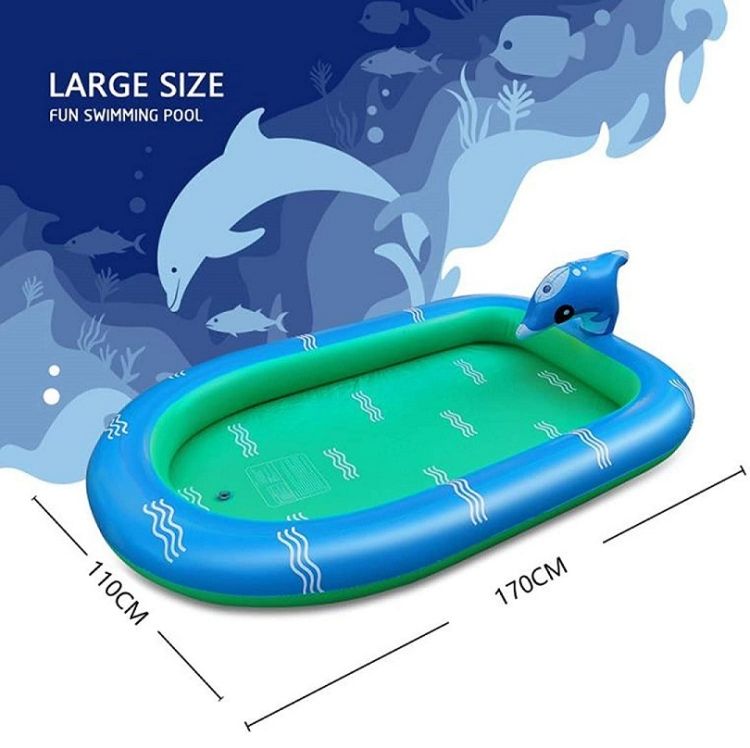 Dolphin Sprinkler Play Mat, Size: 170 X 65 X 103cm