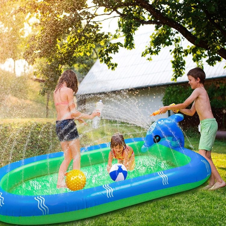 Dolphin Sprinkler Play Mat, Size: 170 X 65 X 103cm