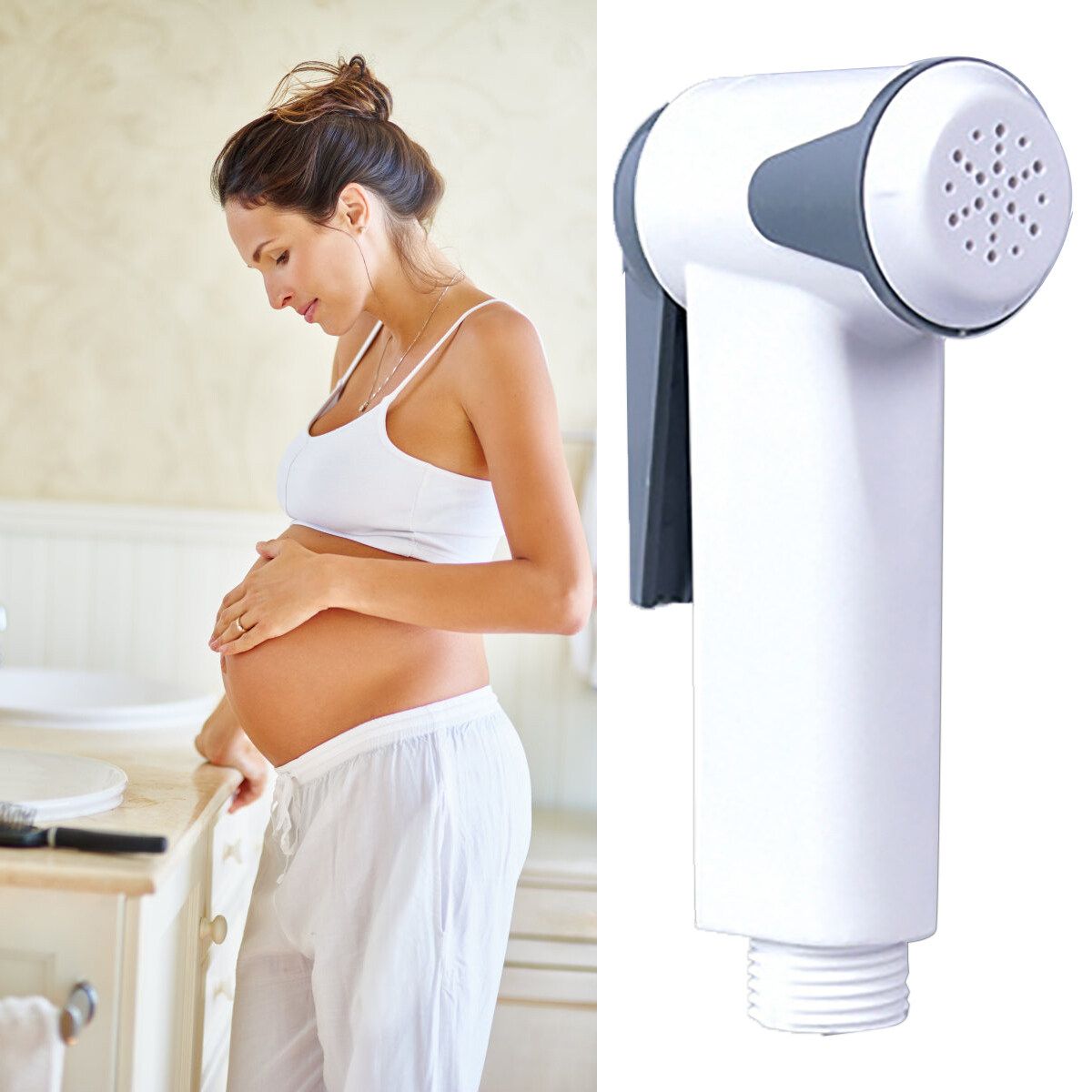 1/2'' Hand Held Shower Head Toilet Bidet Spray Sprinkler Wash Jet Hose Set Set
