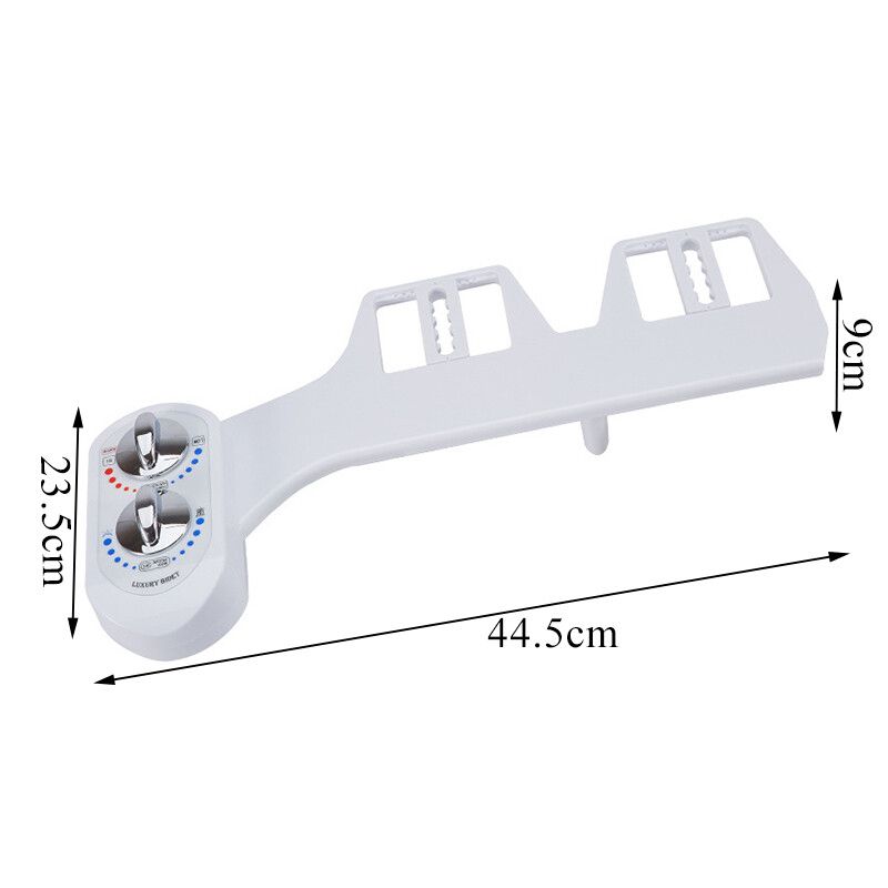 Hot Cold Toilet Seat Sprinkler Bidet Self-cleaning Hip Washing With Adjustable Volume And Speed Water Spray Control Attachment Fresh Cleaner Non Electric Mechanical Hot Cold Water Single Nozzle AU