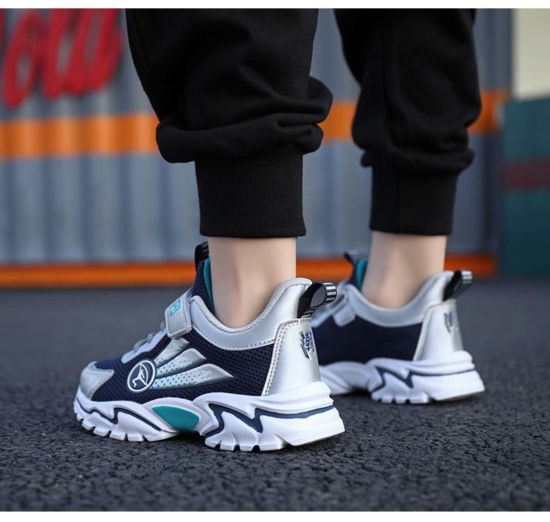 Boys' Sneakers Lightweight Breathable Running Shoes Blue
