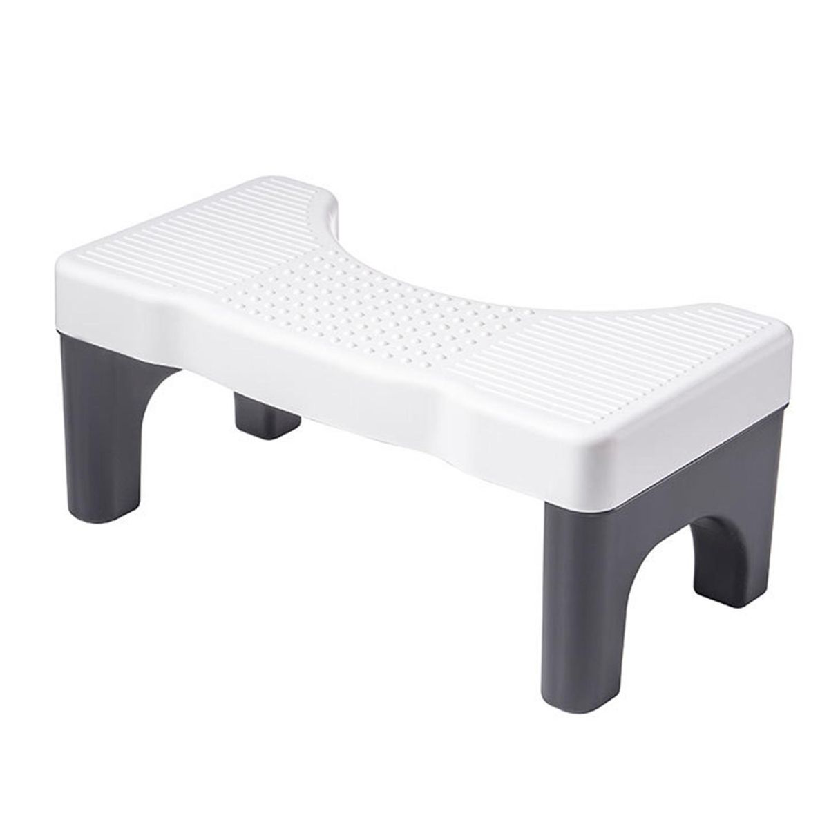 Children Toilet Footstool Squatease Portable Non-slip Toilet for Ages Black White
