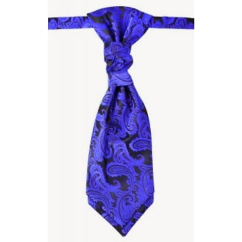 Paisley Floral Waistcoat With Hanky Set  - Purple