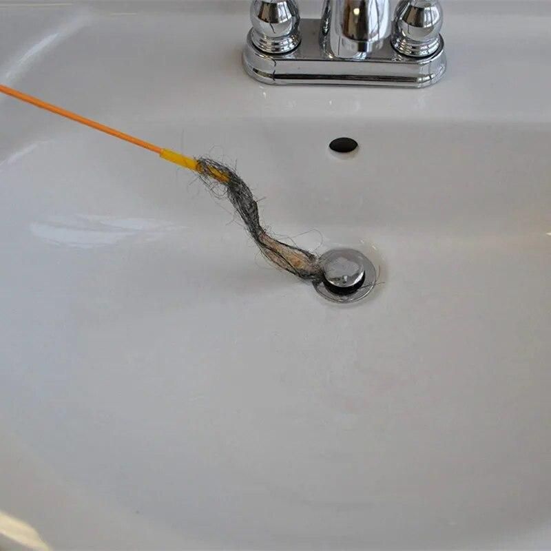 Kitchen Sink Cleaning Hook Bathroom Floor Drain Sewer Dredge Device Kitchen Small Tools