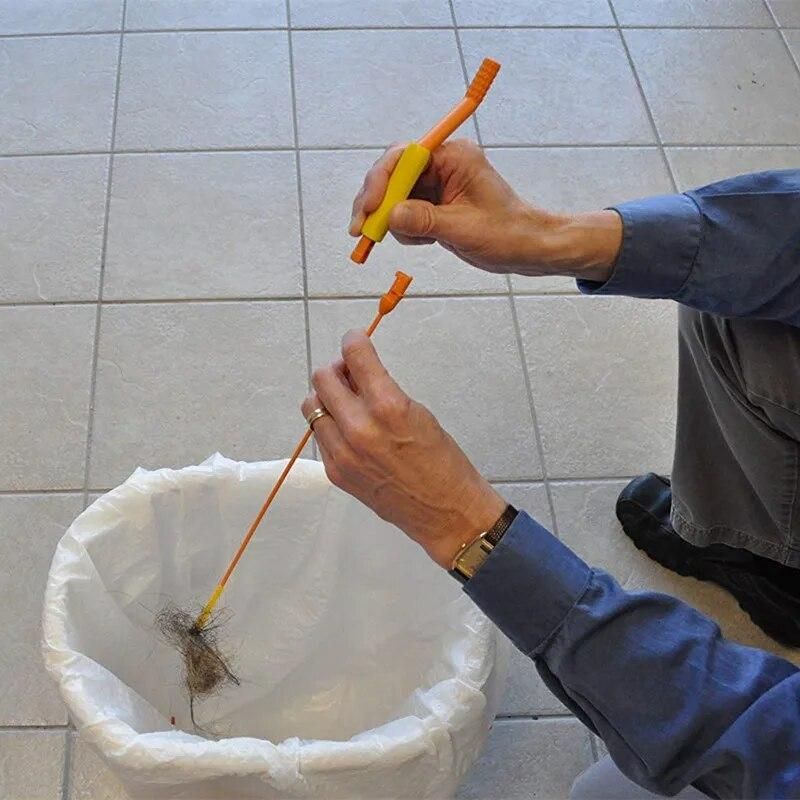 Kitchen Sink Cleaning Hook Bathroom Floor Drain Sewer Dredge Device Kitchen Small Tools