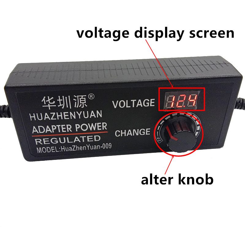 18V 24V 5A Dc Ac 12V Dc 9V-24V Regulated Adaptor Adjustable