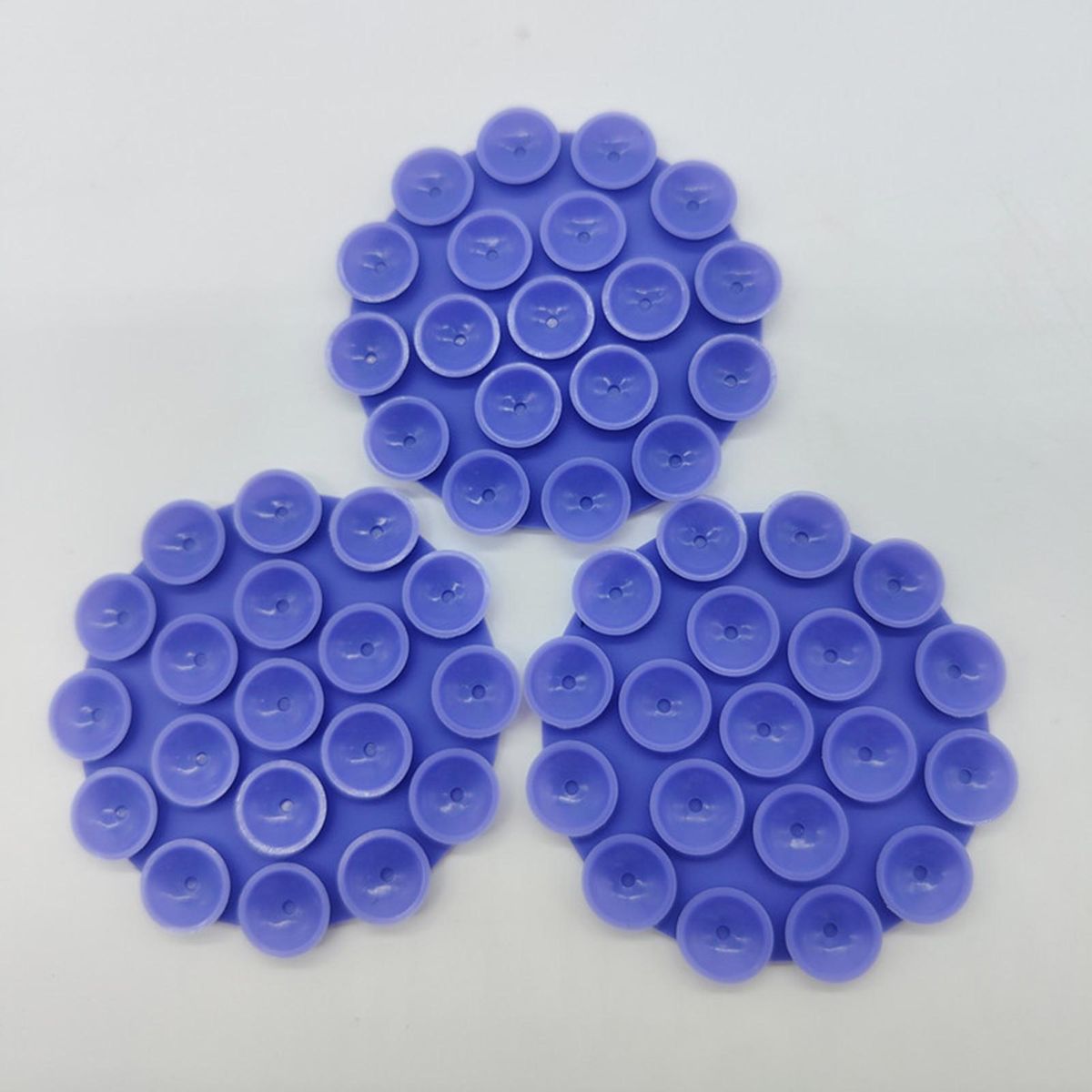 Suction Cup Phone Holder 19 Grains Single Side Adjustable Cell Phone Stand Suction Cup Purple