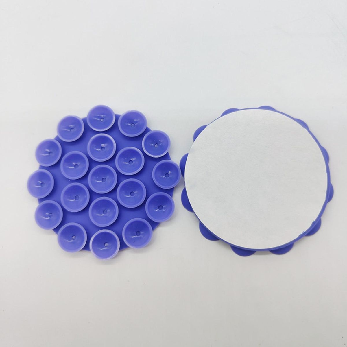Suction Cup Phone Holder 19 Grains Single Side Adjustable Cell Phone Stand Suction Cup Purple