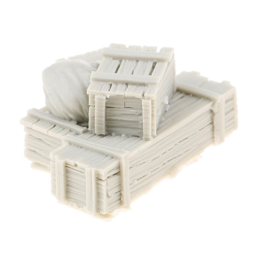 1:35 Resin Soldier Base Wall & Resin  Box Model For Soldier