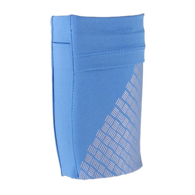 Armband Mobile Phone Arm Strap Band Pouch Reflective For Gym Blue L