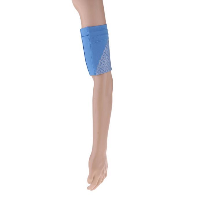 Armband Mobile Phone Arm Strap Band Pouch Reflective For Gym Blue L