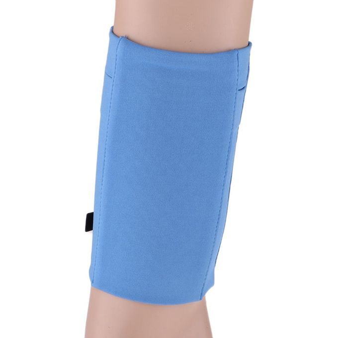 Armband Mobile Phone Arm Strap Band Pouch Reflective For Gym Blue L