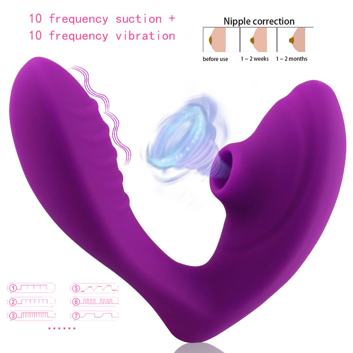 Clitoris Vibrator Wearable Dual-Use Adult Sex Toys
