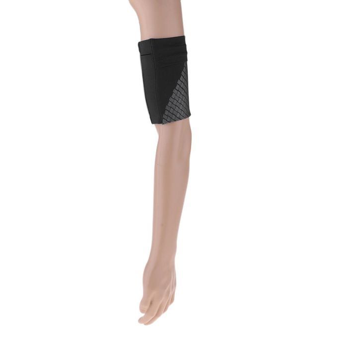 Armband Mobile Phone Arm Strap Band Pouch Reflective For Gym Black L